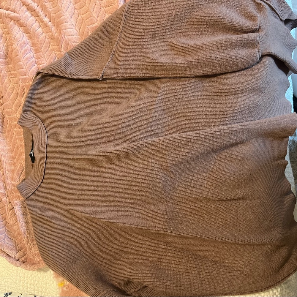 Brown Knit Sweater